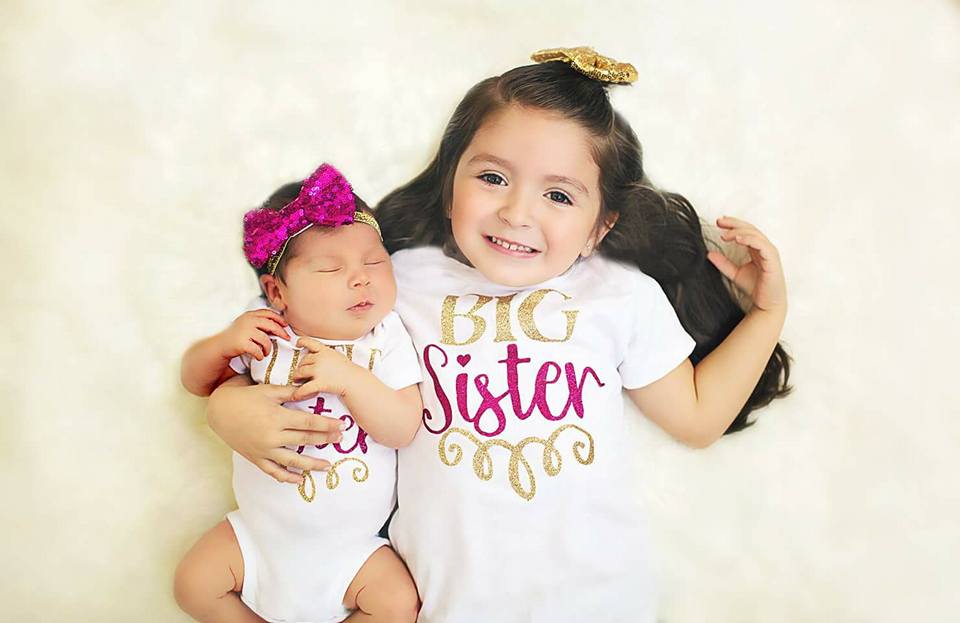 Little Sister Big Sister Shirt Pack - Squishy Cheeks