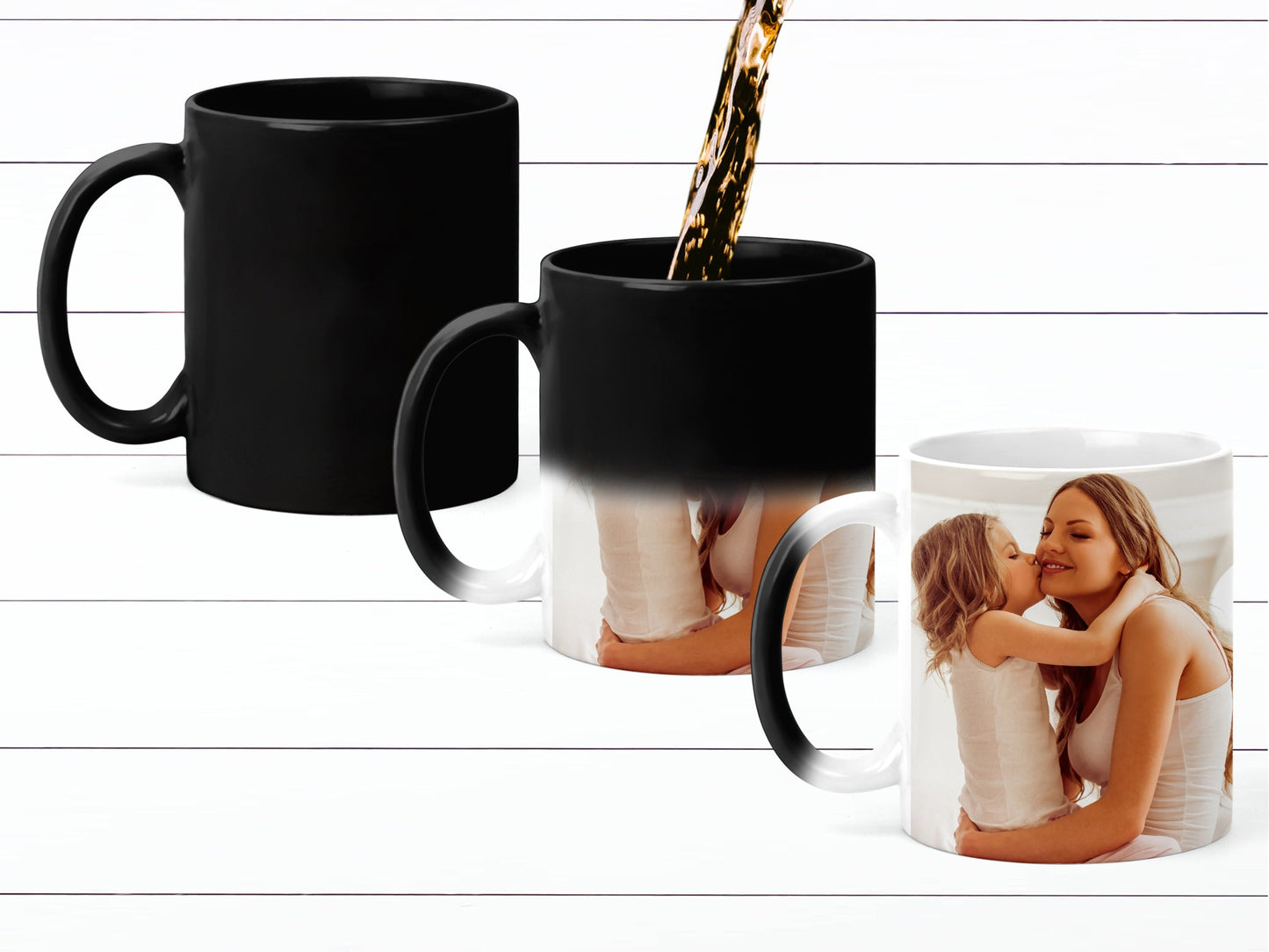 Magic Color Changing Personalized Mother's Day Photo Mug - Squishy Cheeks