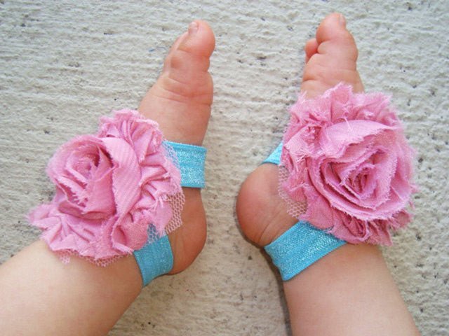 Mauve and Light Blue Piggy Petals - Squishy Cheeks