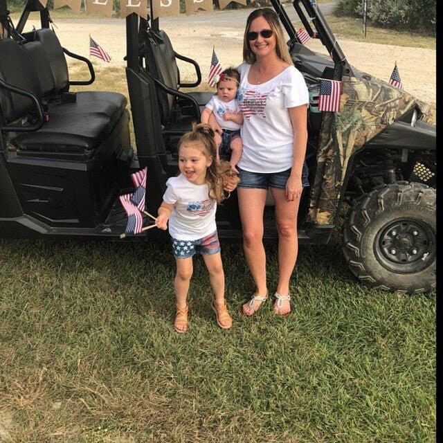 Mommy and Me 4th of July America the Beautiful Matching Shirts - Squishy Cheeks