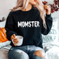 Momster and Mini Monster Sweatshirts Matching Mommy and Me Halloween Shirts Mother and Son Shirts - Squishy Cheeks