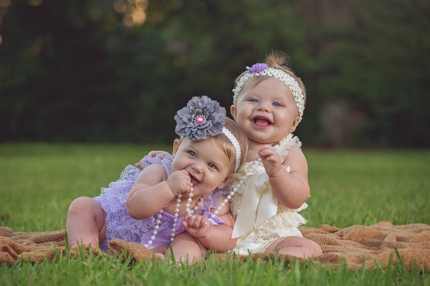 MYSTERY Color Lace Romper - Squishy Cheeks