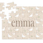 Name Puzzle Easter Basket Ducks And Daisy Easter Personalized Puzzle with Name - Squishy Cheeks