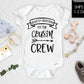 New To The Cousin Crew Newborn Baby Onesie® - Squishy Cheeks