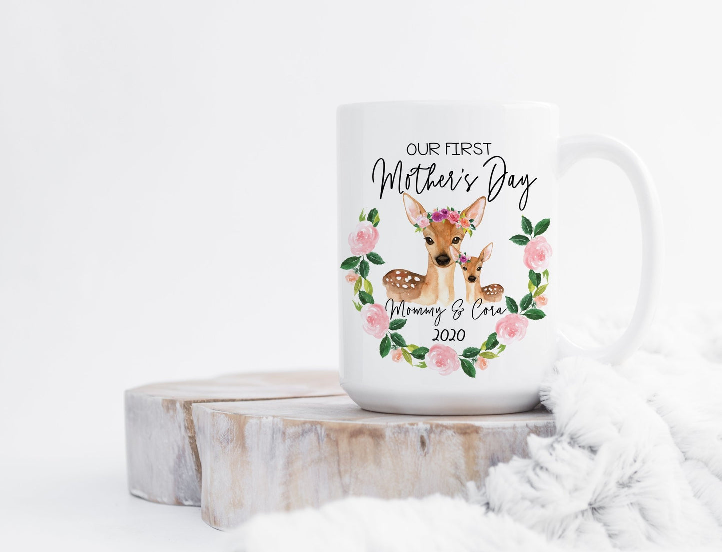 Our First Mother's Day Keepsake Mug - Squishy Cheeks