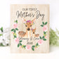 Our First Mother's Day Wood Plaque Keepsake - Squishy Cheeks