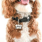 Personalized Dog Collar Custom Dog Tag Girl Dog Collar Leopard Floral Pink - Squishy Cheeks