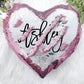 Personalized Heart Shaped Sequin Pillow - Squishy Cheeks