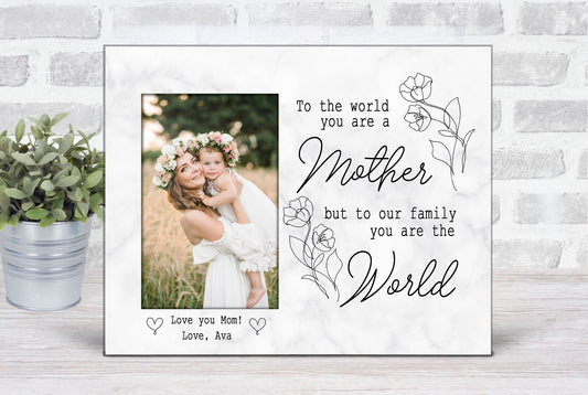 Personalized Mothers Day Keepsake Picture Frame - Squishy Cheeks