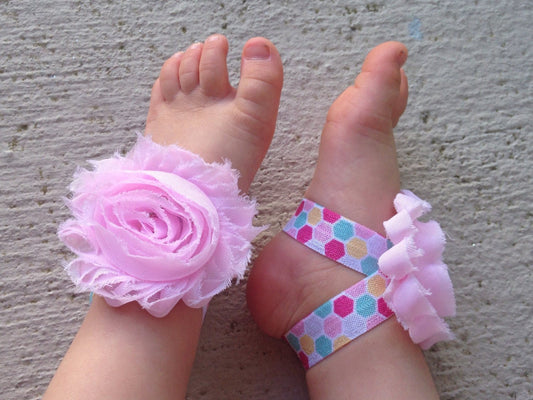 Pink, Aqua and Yellow Honeycomb Piggy Petals - Squishy Cheeks
