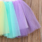 Rainbow Chiffon Skirt - Squishy Cheeks