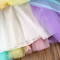 Rainbow Chiffon Skirt - Squishy Cheeks