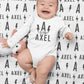 Rocker Baby Blanket Personalized Lighting Swaddle Blanket Baby Boy Rocker Nursery - Squishy Cheeks