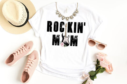 Rockin' Mom Matching Birthday Shirt - Squishy Cheeks