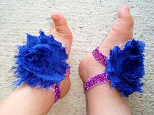 Royal Blue Purple Sparkle Piggy Petals - Squishy Cheeks