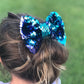 Sequin Hair Bows Big Bow Hair Clip Headband Mermaid Bow Baby Girl Headband Reversible Toddler Bow Hair Clip Girl Accessories - Squishy Cheeks
