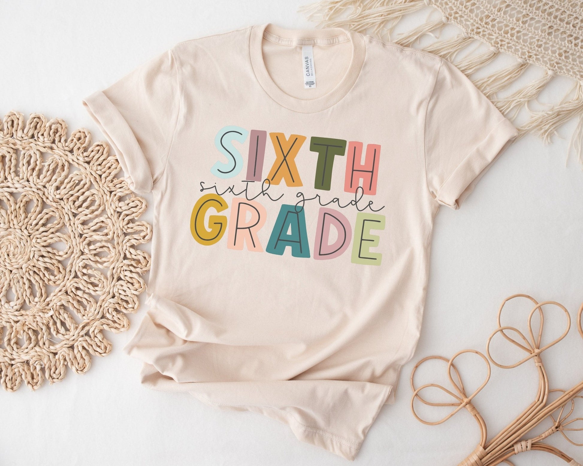 Sixth Grade Teacher Shirt - Squishy Cheeks