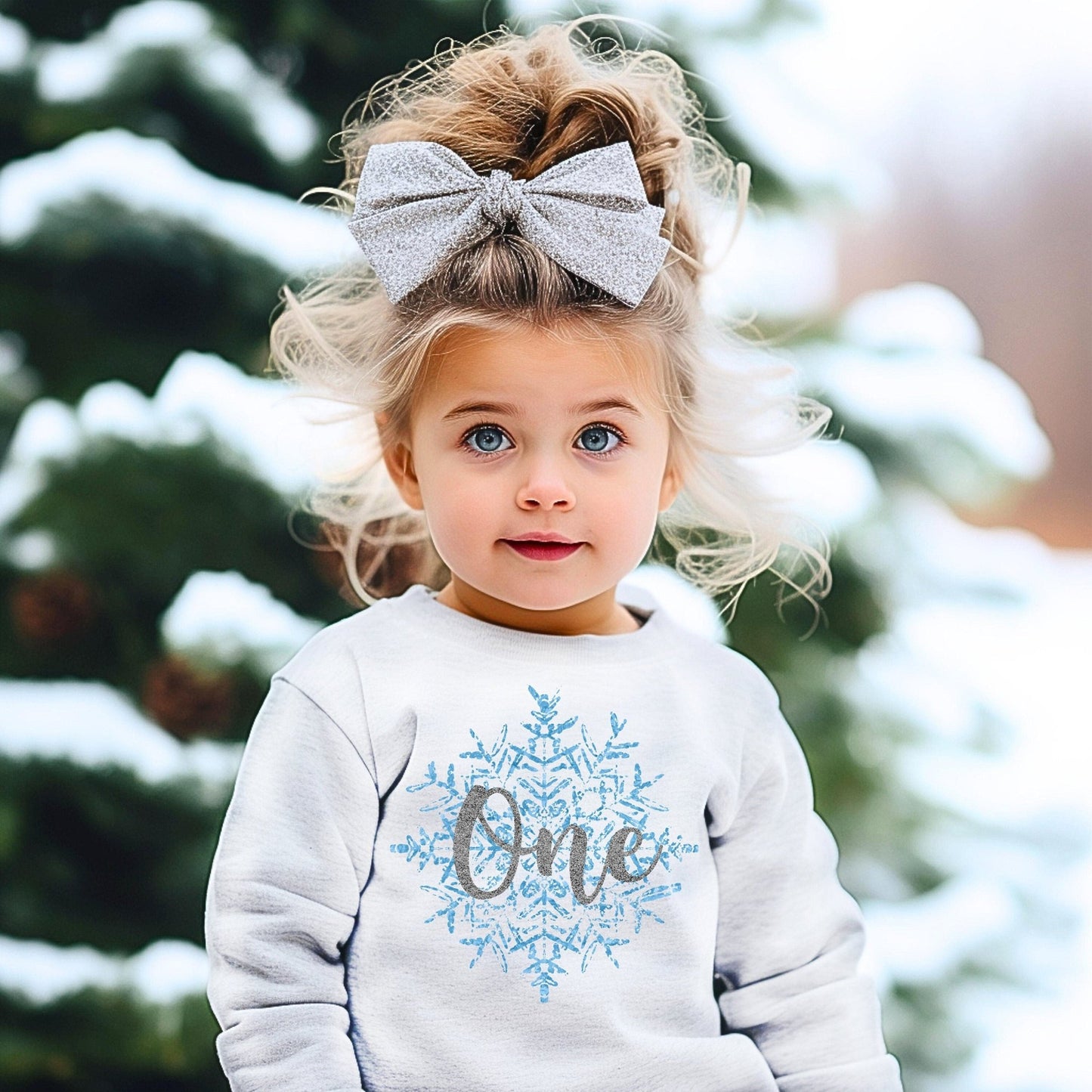 Snowflake First Birthday Leotard Winter Wonderland Birthday Shirt Baby Girl's Birthday Outfit, Winter Onederland Birthday - Squishy Cheeks
