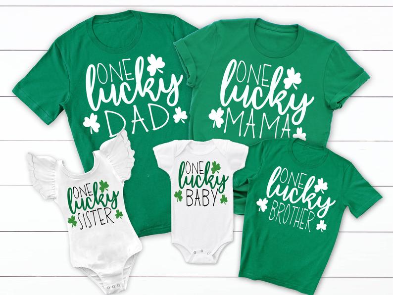 St. Patrick's Day Matching Family Tops - Squishy Cheeks