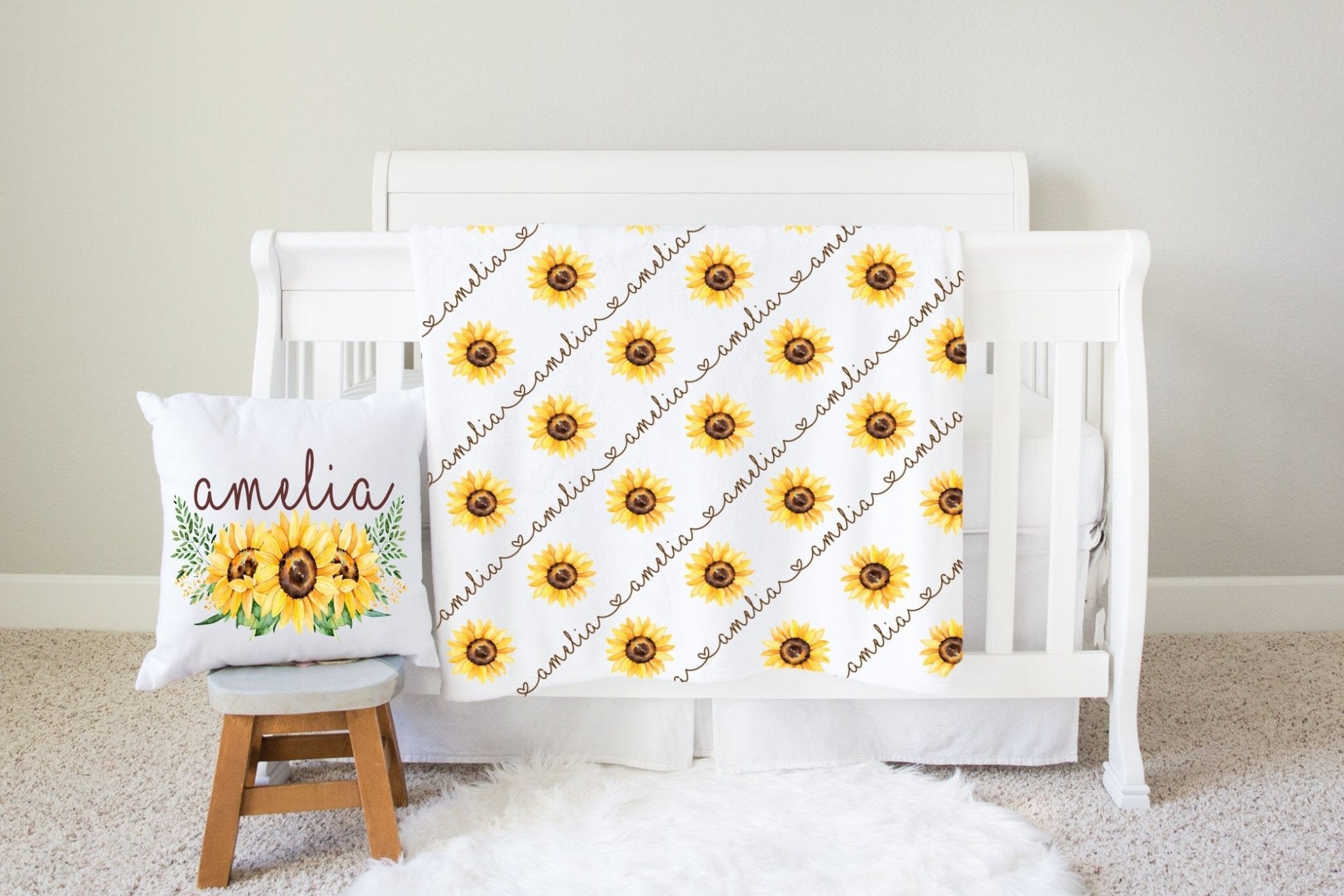 Sunflower baby hot sale girl room