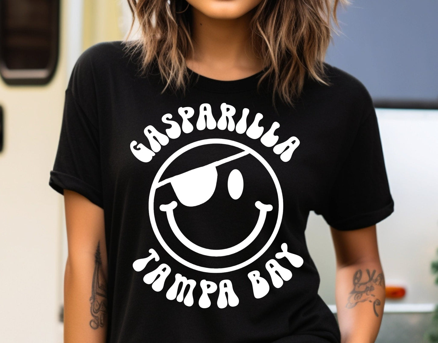 Tampa Bay Gasparilla Groovy Boozy Pirate Shirt Gasparilla Parade Tampa Bay Pirate Festival 2024 Women's Shirt Top - Squishy Cheeks
