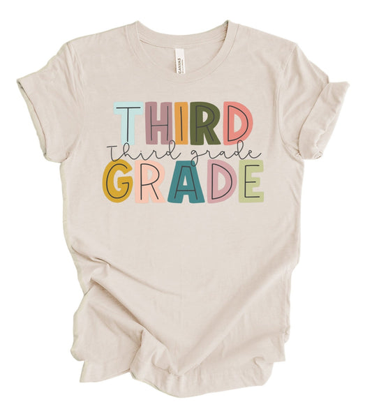Third Grade Teacher Team Shirt - Squishy Cheeks