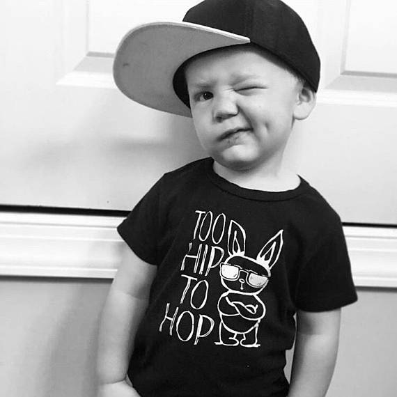 Too Hip to Hop Boy's Easter Outfit - Squishy Cheeks
