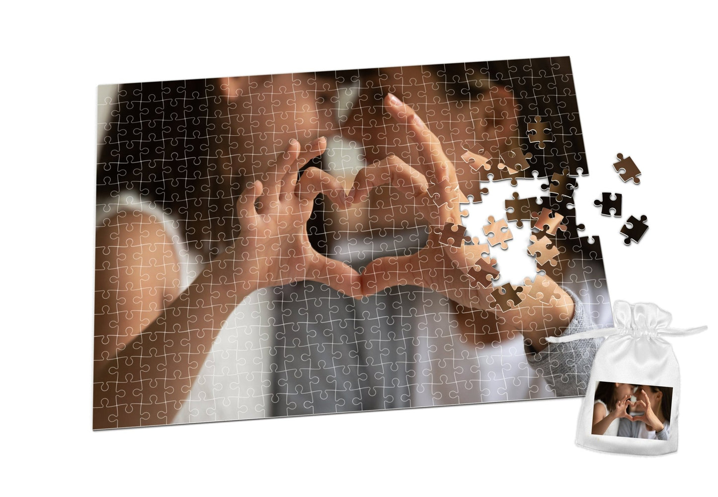 Unique Mother's Day Gift from Kids Personalized Mothers Day Gift Photo Puzzle - Squishy Cheeks