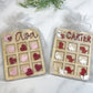 Valentines Day Gift for Kids Personalized Tic Tac Toe Boards with Bag Valentine Game - Squishy Cheeks