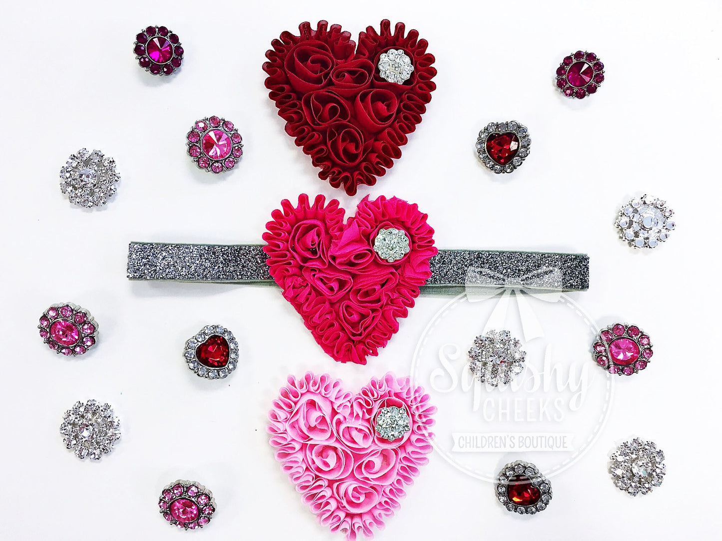 Valentine's Day Heart Headband - Squishy Cheeks