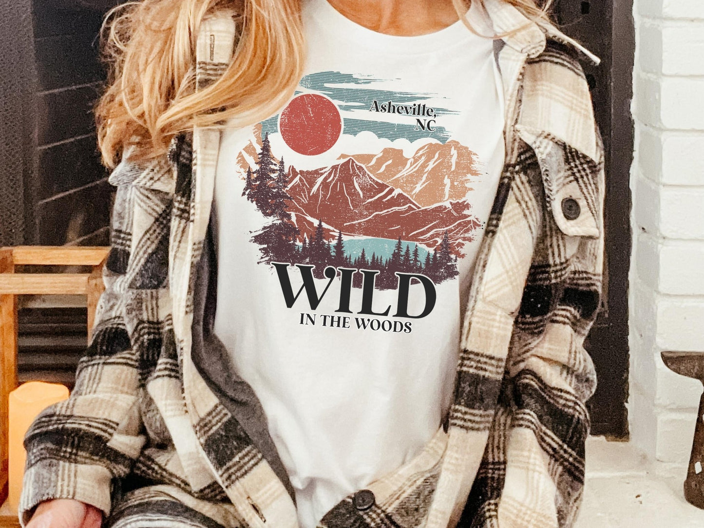 Wild in the Woods Bachelorette Shirts, Bridal Party in Asheville Shirts - Squishy Cheeks